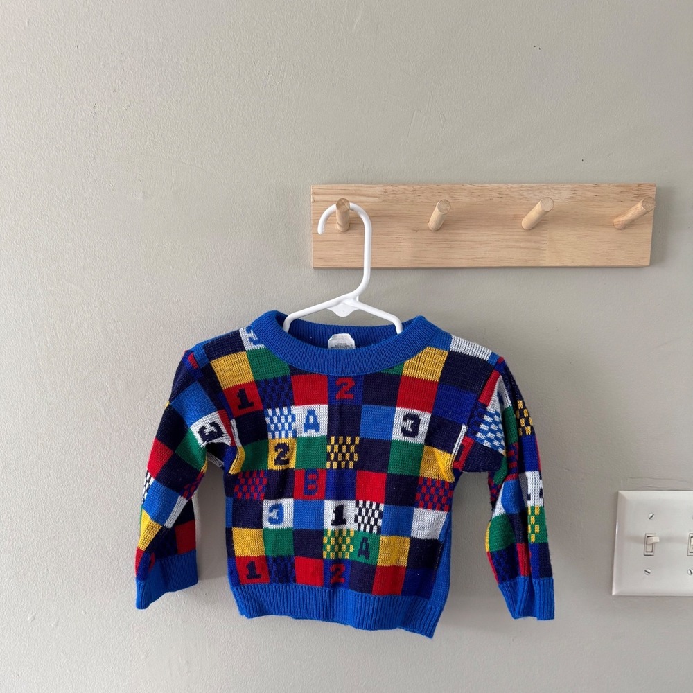 18m colorblock sweater